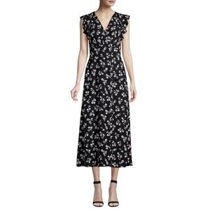 Kate Spade Nerissa Dandelion Floral Ruffle Dress Womens Size 4 NWT $368